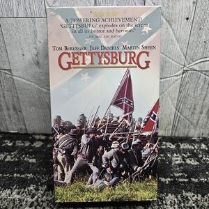Gettysburg VHS Civil War Military War Turner Pictures (Box Set of 2 VHS Tapes)